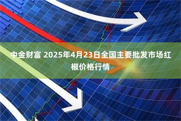中金财富 2025年4月23日全国主要批发市场红椒价格行情